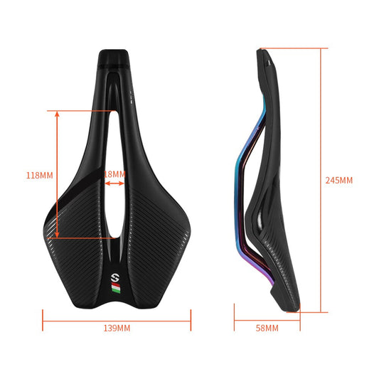 TOSEEK MTB Bicycle Saddle Bike Seat 7mm Round Rail EVA Material For MTB Racing