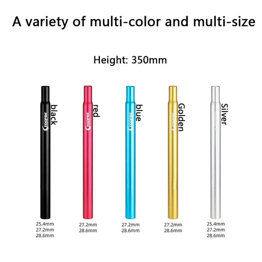TOOPRE Mountain bike seatpost 350mm 450mm 25.4 27.2 28.6 30.8 Aluminum alloy Seat tube fixed gear seat post bicycle Parts