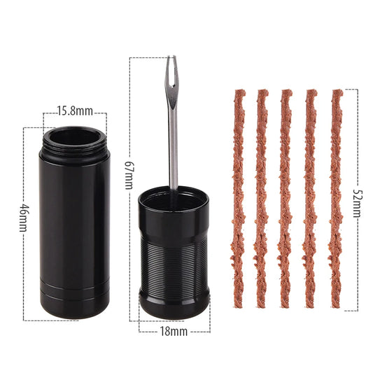 Bike Tubeless Tire Repair Kit Slug Plug Stopper Rubber Bacon
