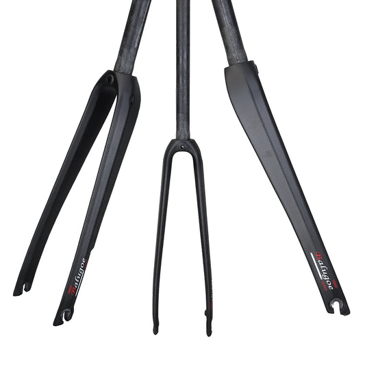 BALUGOE-Road Bicycle Fork, Full Carbon Disc Brake, Flat Brake, Bicycle Accessories, 700C * 23C, 25C, 28C, 28.6mm, 2023