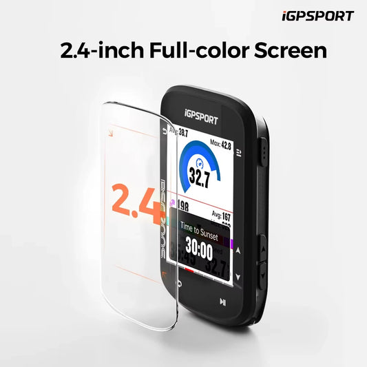 iGPSPORT BSC200S GPS Bike Computer 2.4" Colorful Screen Wireless