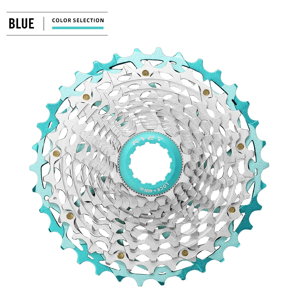 RYET 11-34T 12S CNC Alu/Steel Cassette 230g Ultralight HG for Shimano Road Gravel K7 12-Speed Bike