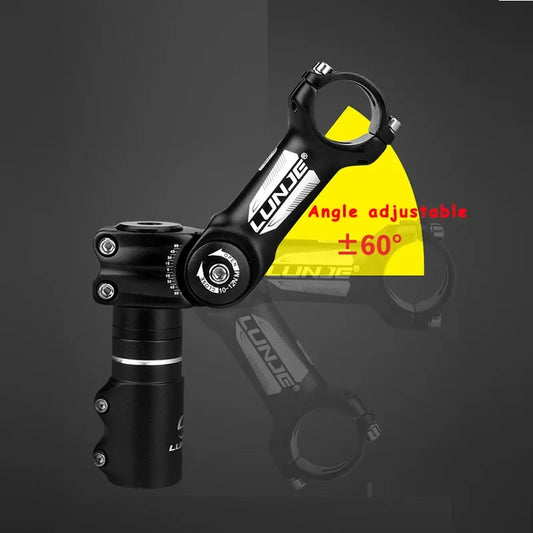 Adjustable Road Mountain Bicycle Stem MTB Bike Table 90/110/130mm Rod Front Fork Stem for 25.4/31.8mm Handlebar Power Parts