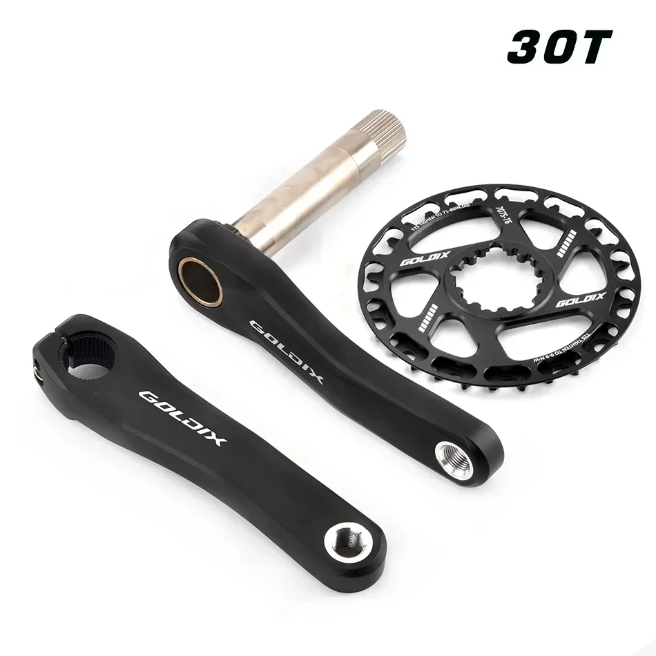 Ultralight Children's Bicycle Crank 110mm 127mm 140mm 150mm 155mm 160mm Crankset for Kid Support 7-12Speed Bike Accessories