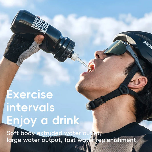 ROCKBROS Bicycle Water Bottle 600ML PP Sports Cup Cycling Kettle