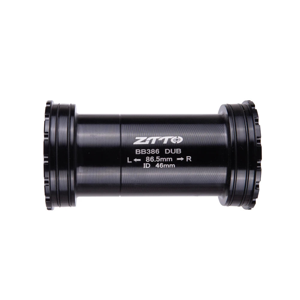 ZTTO BB386 Ceramic Threaded Lock Bottom Bracket 24mm 29mm 30mm for 386 46mm Frame to 24 29 DUB 30 Crank axle