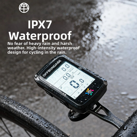 OFFBONDAGE GPS Bicycle Computer 2.6-inch Cycling Odometer