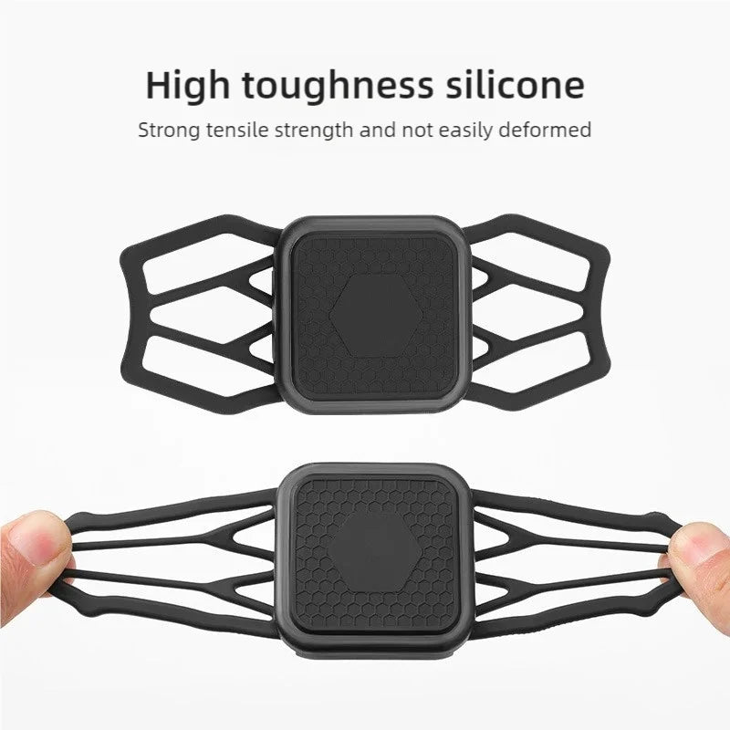 Bicycle Computer Extension Mount MTB Road Bike Aluminum Alloy Phone Bracket Silicone Phone Holder For Garmin Bryton Cateye