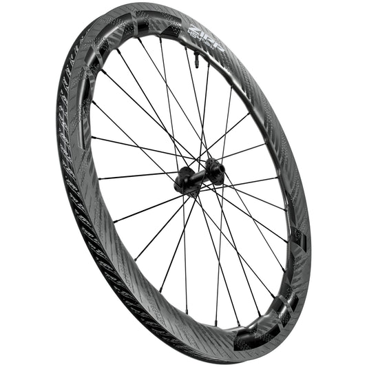 Zipp 454 NSW SawTooth hookless carbon front wheel side view