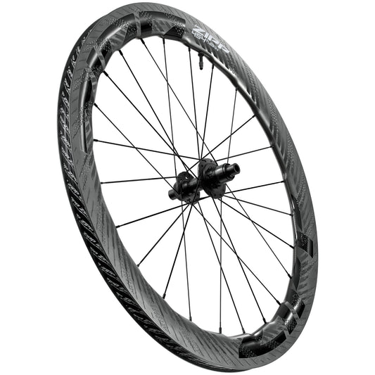 Zipp 454 NSW SawTooth hookless carbon rear wheel side view