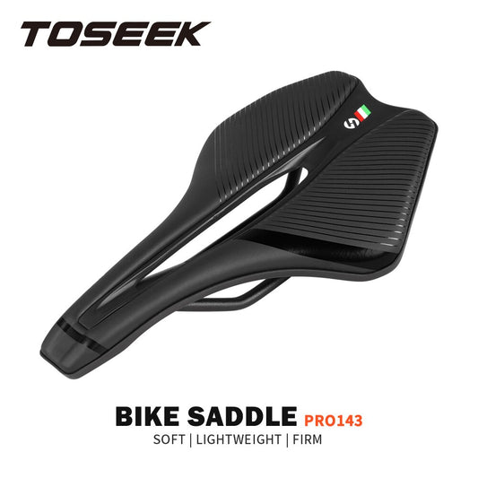 TOSEEK MTB Bicycle Saddle Bike Seat 7mm Round Rail EVA Material For MTB Racing