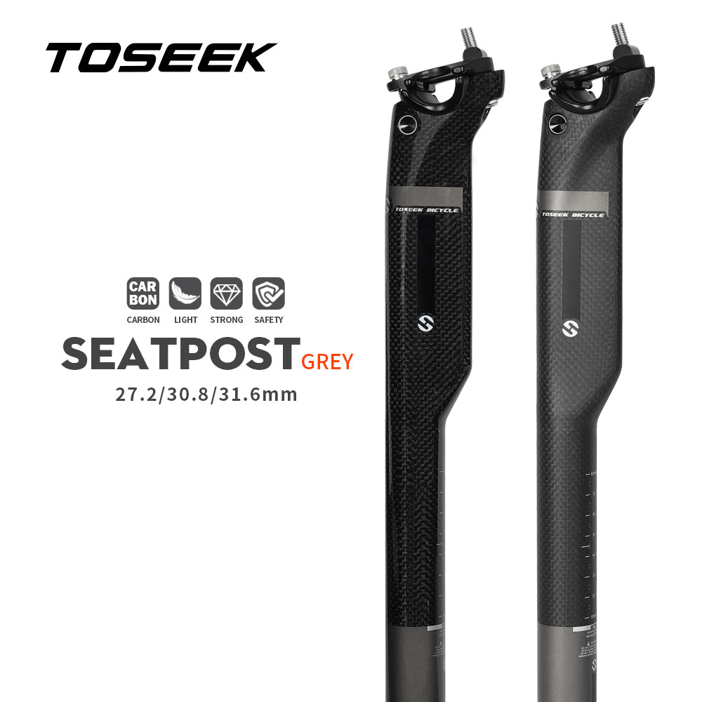 TOSEEK Carbon Mtb Bicycle Seat Offset 20mm MTB/Road Bike SeatPosts