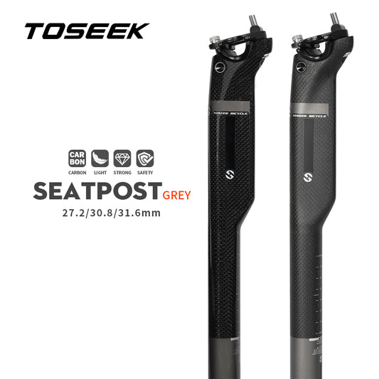 TOSEEK Carbon Mtb Bicycle Seat Offset 20mm MTB/Road Bike SeatPosts