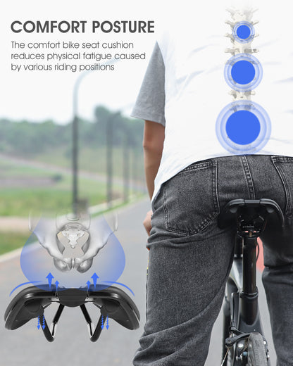 MTB Saddle Road Bike Ultralight Saddle Racing Seat Hollow Ergonomic Design Cr-mo Seat