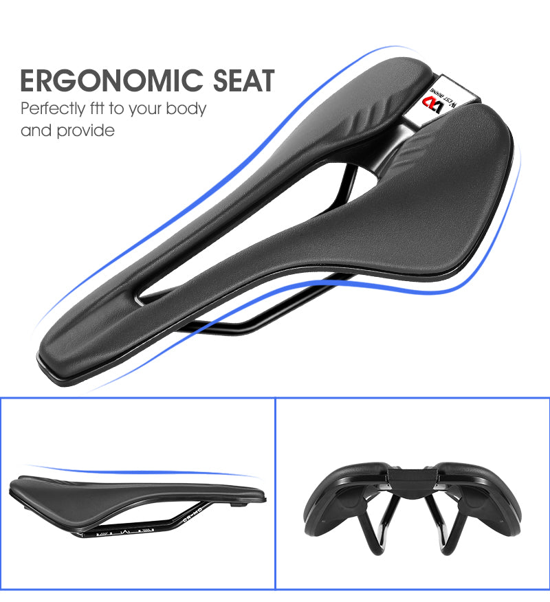 MTB Saddle Road Bike Ultralight Saddle Racing Seat Hollow Ergonomic Design Cr-mo Seat