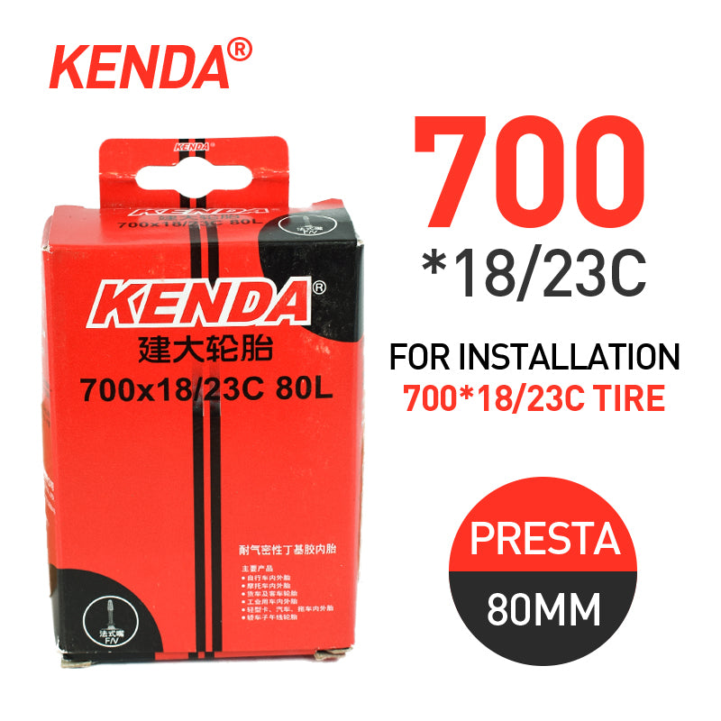 KENDA Road Bicycle Tire 700c Inner Tube (Presta)