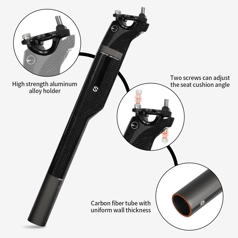 TOSEEK Carbon Mtb Bicycle Seat Offset 20mm MTB/Road Bike SeatPosts