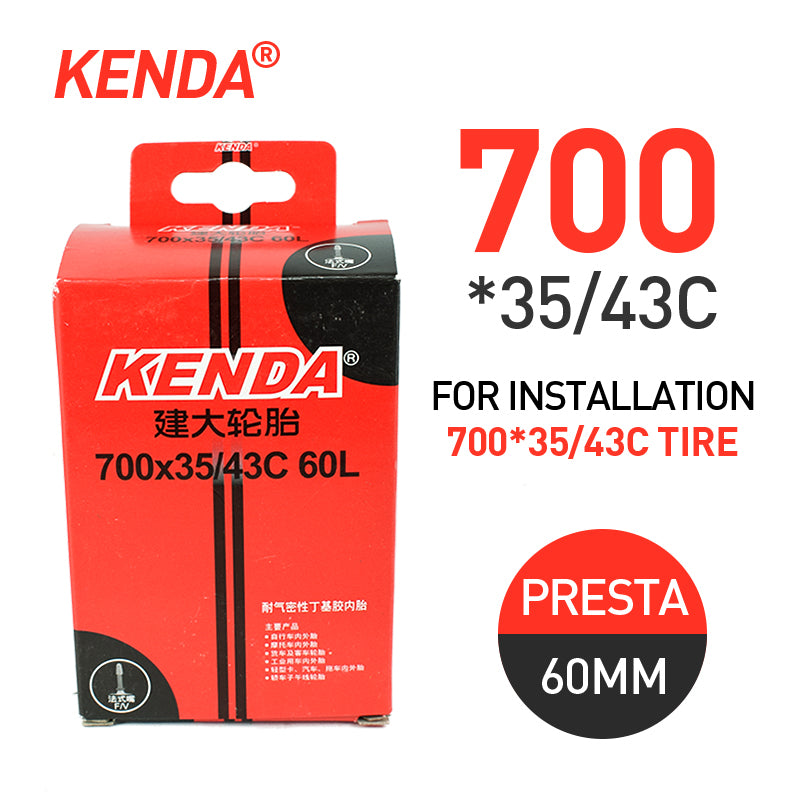 KENDA Road Bicycle Tire 700c Inner Tube (Presta)