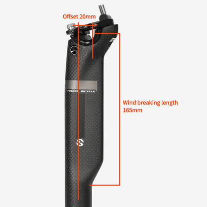 TOSEEK Carbon Mtb Bicycle Seat Offset 20mm MTB/Road Bike SeatPosts