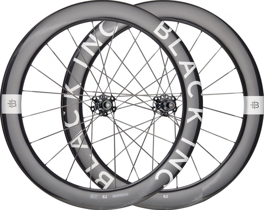 Black Inc SIXTY TWO 62mm carbon front and rear wheelset