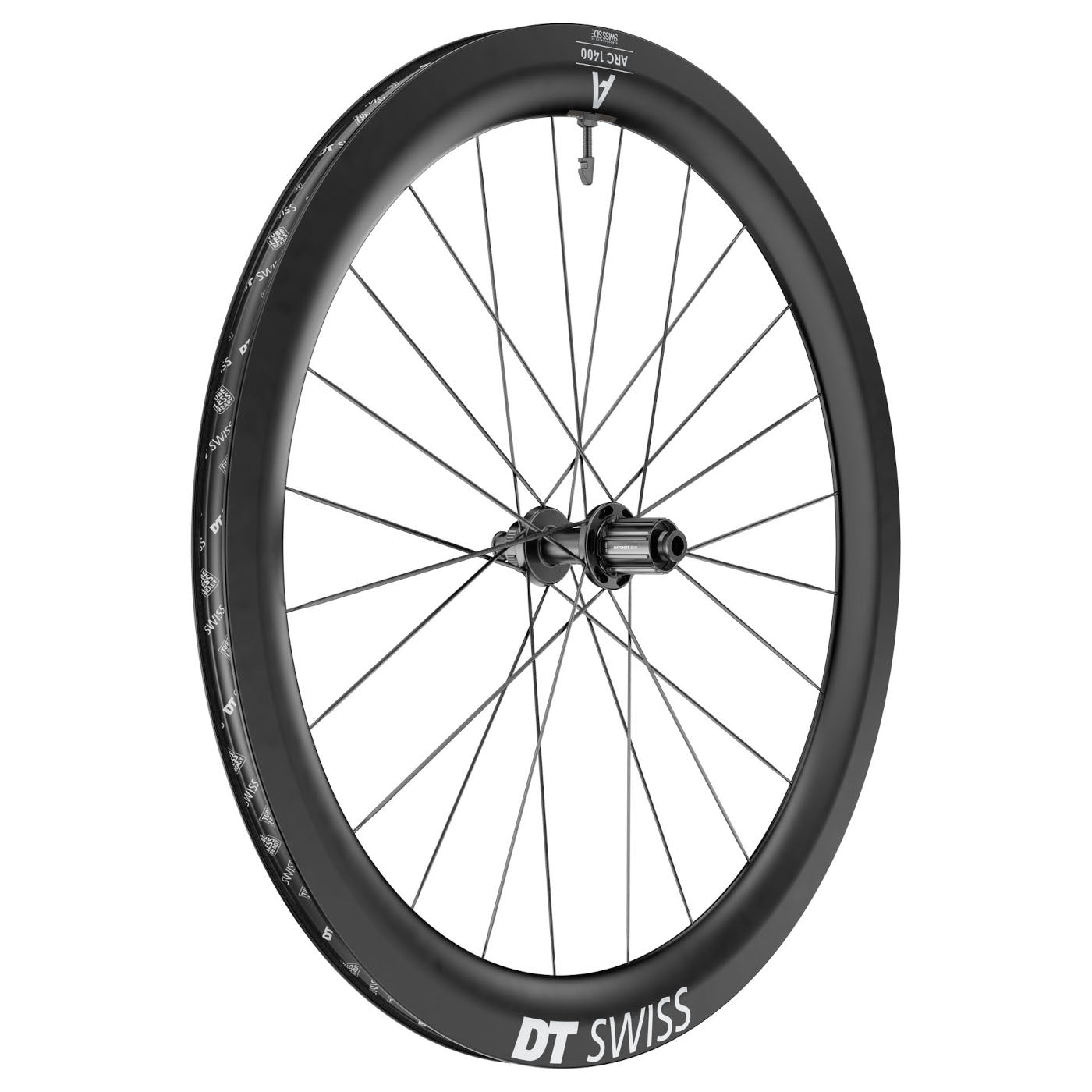 DT Swiss ARC 1400 DICUT 55 front and rear 700c carbon wheels