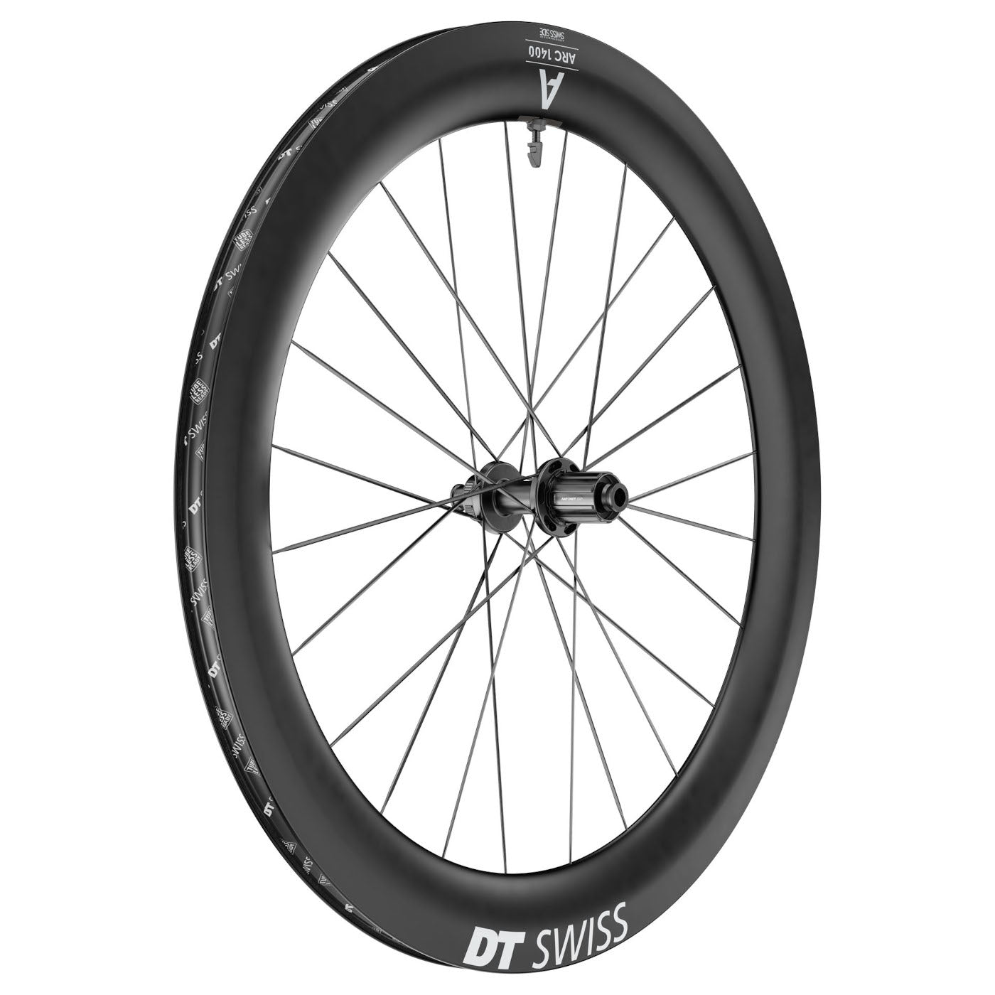 DT Swiss ARC 1400 DICUT 65 aerodynamic 65mm carbon rim profile