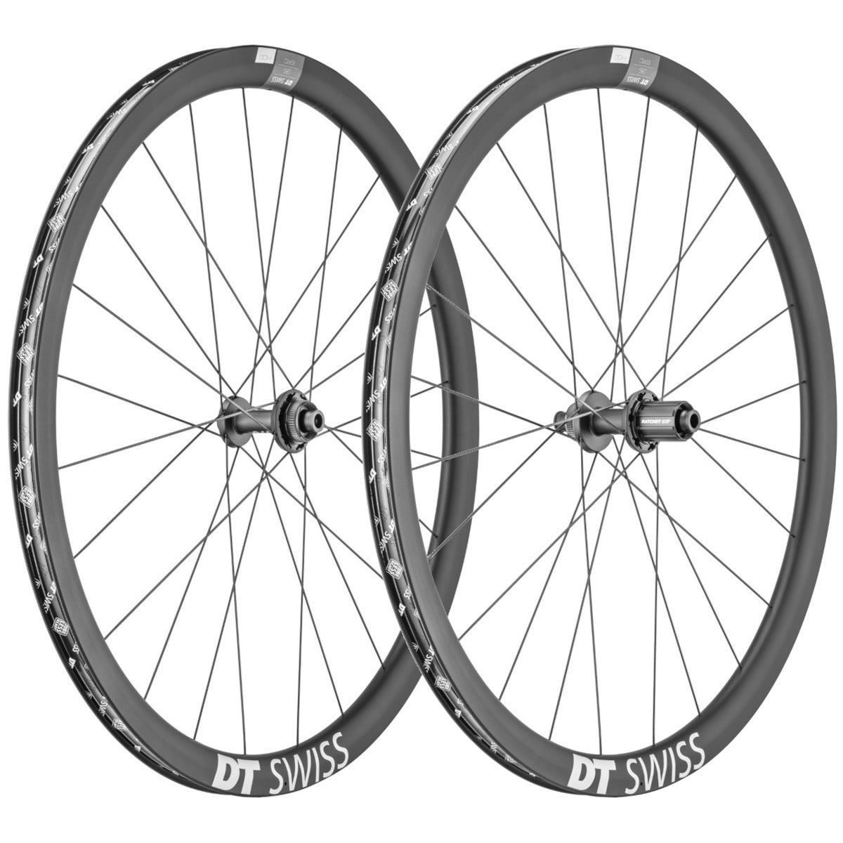 DT Swiss ERC 1400 DICUT 35 black carbon endurance wheelset