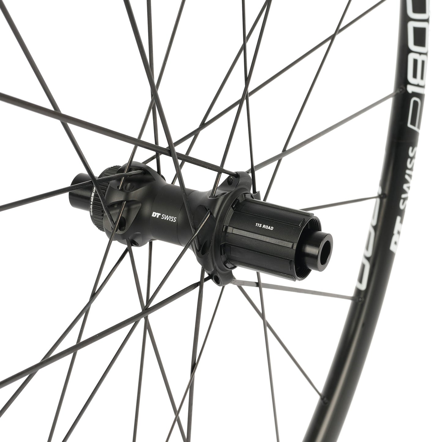 DT Swiss P 1800 SPLINE 23 front and rear aluminium wheels