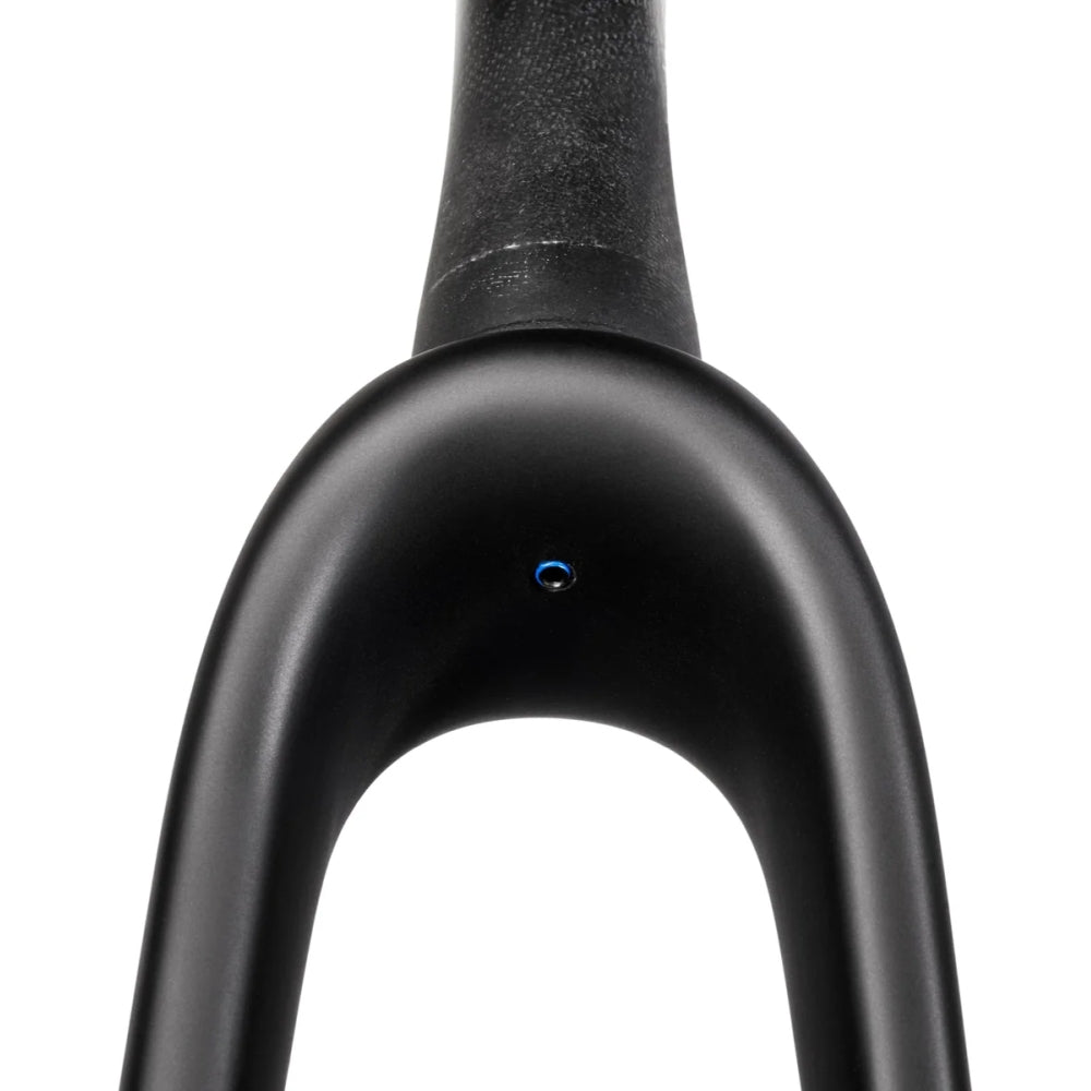 ENVE All-Road In-Route fork crown and tapered carbon steerer close-up