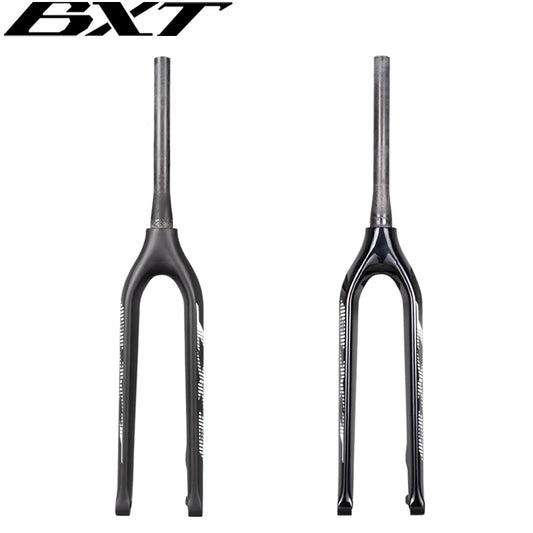 BXT Carbon Fork 29er Carbon MTB Fork Tapered Thru Axle 15mm Bicycle Mountain Fork Racing Use Bike Fork Disc 160mm