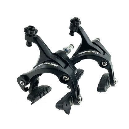 RACEWORK Road Bike Dual Pivot Calipers Bicycle Brake Racing Aluminum Side Pull Caliper Front Rear Bicycle parts