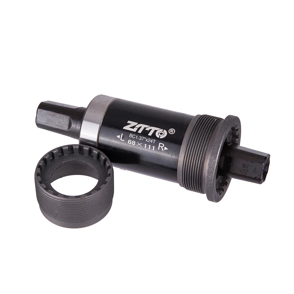 ZTTO Bicycle JIS Square Taper Bottom Bracket 103 107 110.5 113 116 118 120 122.5 124.5 127.5mm BSA 68 English Threaded BB ISO
