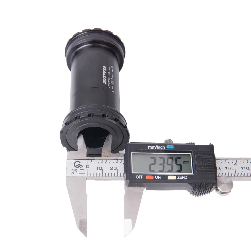 ZTTO BB386 Ceramic Threaded Lock Bottom Bracket 24mm 29mm 30mm for 386 46mm Frame to 24 29 DUB 30 Crank axle