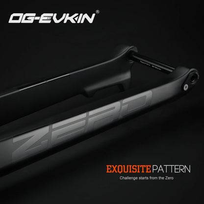 OG-EVKIN FK-007 29er 15x110mm Thru Axle Black Carbon Mountain Bicycle Fork 1-1/8-1-1/2" MTB Forks Bike Parts Bicycle accessories