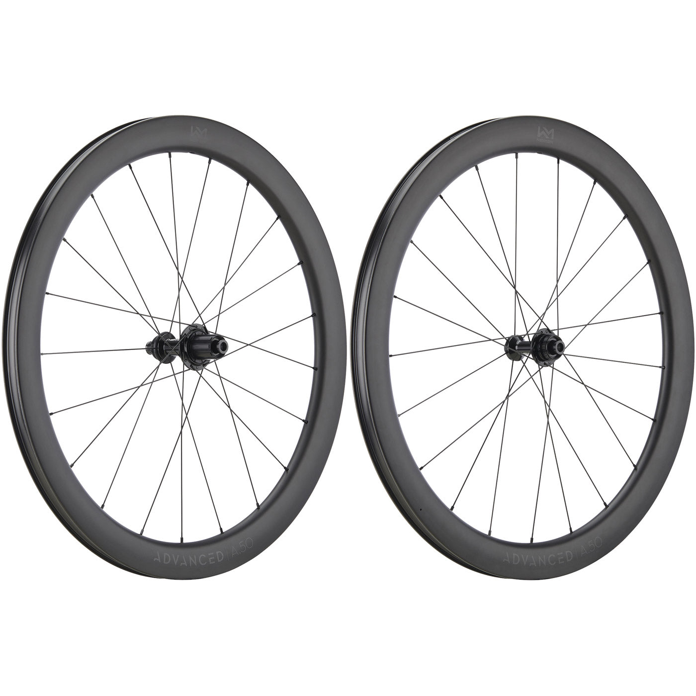 Newmen Advanced A.50 Shimano HG black carbon road wheelset
