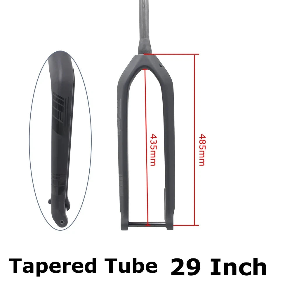 Full Carbon MTB Fork for XC & Gravel | 15*110mm Boost Thru-Axle | Fits 26/27.5/29" | Disc Brake |  Straight/ Tapered Steere