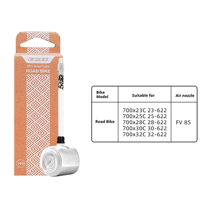 ENLEE Bike Tire Inner Tube TPU F/V Road Mountain Bike TPU Inner Tube Presta Valve 45mm 65mm 85mm Bicycle Inner Tire Bike Parts