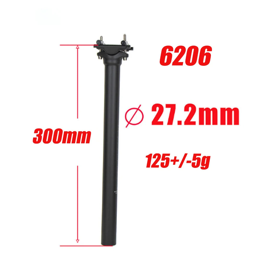 ELITA ONECarbon Seat Post 27.2/30.9/31.6mm MTB/Road Biike Carbon Fiber Seatpost Titanium Screws Light 130g Seat Tube