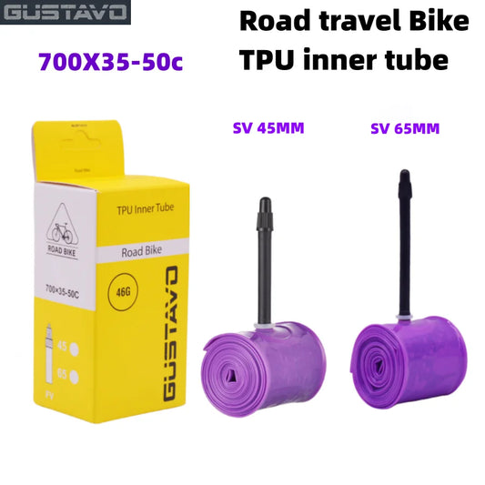GUSTAVO Gravel Road Bike Inner Tube 700X35/50c TPU Material Tire