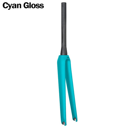 BXT Full Carbon Road Bike Fork,700C V Brake Fork, QR 100x9mm, Tapered Tube 39.8mm, fit BXT-045 Track frame