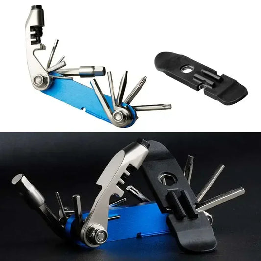 Bicycle Repair Tool Kit Multifunctional 14 in 1 Alloy Steel