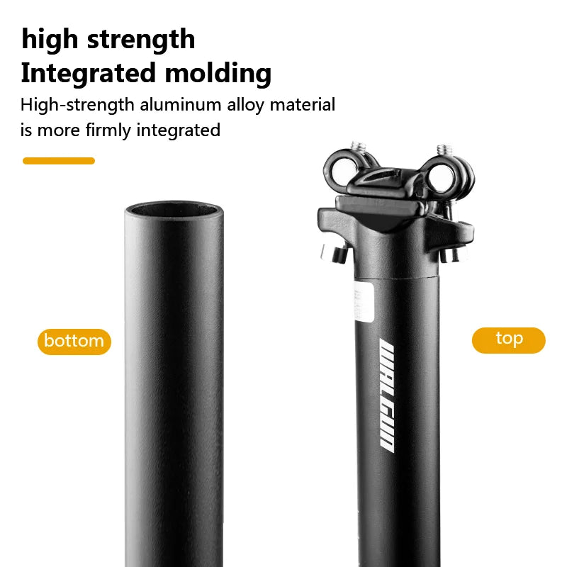 Ultralight Bike Seat Post Mtb Road Saddlle Seatpost 27.2 30.9 31.6mm*350mm Bicycle Seat Tube Adjustable Aluminium Sand Blast Rod