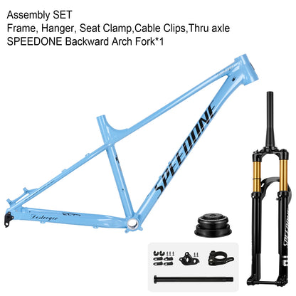 SPEEDONE Mtb 29 Aluminum Alloy Frame Hidden Internal Wiring 12x148mm Boost Endurance Race Bicycle Frame 27.5/29er Bicycle Parts
