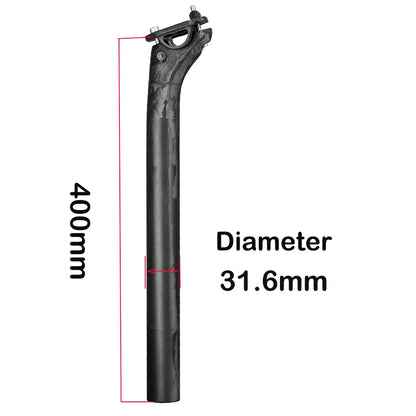 Elitaone Carbon Fiber Seatpost 27.2/30.9/31.6mm Matte Black Offset 20mm Lightweight Durable MTB Road Bike Seat Post Bicycle Part