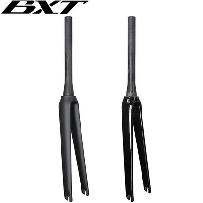 BXT Full Carbon Road Bike Fork,700C V Brake Fork, QR 100x9mm, Tapered Tube 39.8mm, fit BXT-045 Track frame