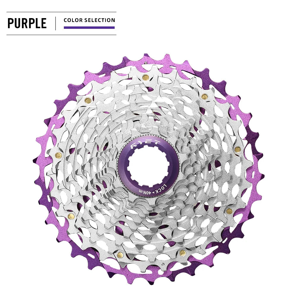 RYET 11-34T 12S CNC Alu/Steel Cassette 230g Ultralight HG for Shimano Road Gravel K7 12-Speed Bike
