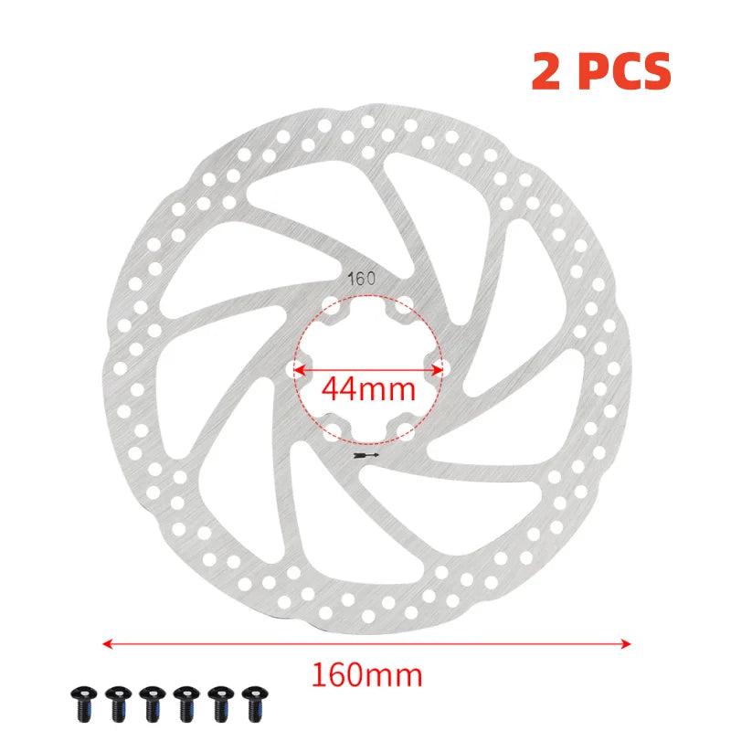 ZOOM DB680 Bicycle Brakes MTB Mechanical Disc Brake Set For MTB Electric Scooters Caliper With Rotor 160mm Winter Cycling Parts