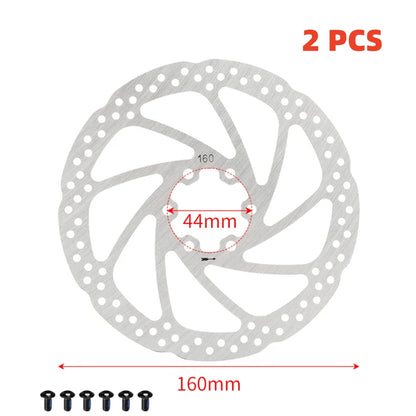 ZOOM DB680 Bicycle Brakes MTB Mechanical Disc Brake Set For MTB Electric Scooters Caliper With Rotor 160mm Winter Cycling Parts