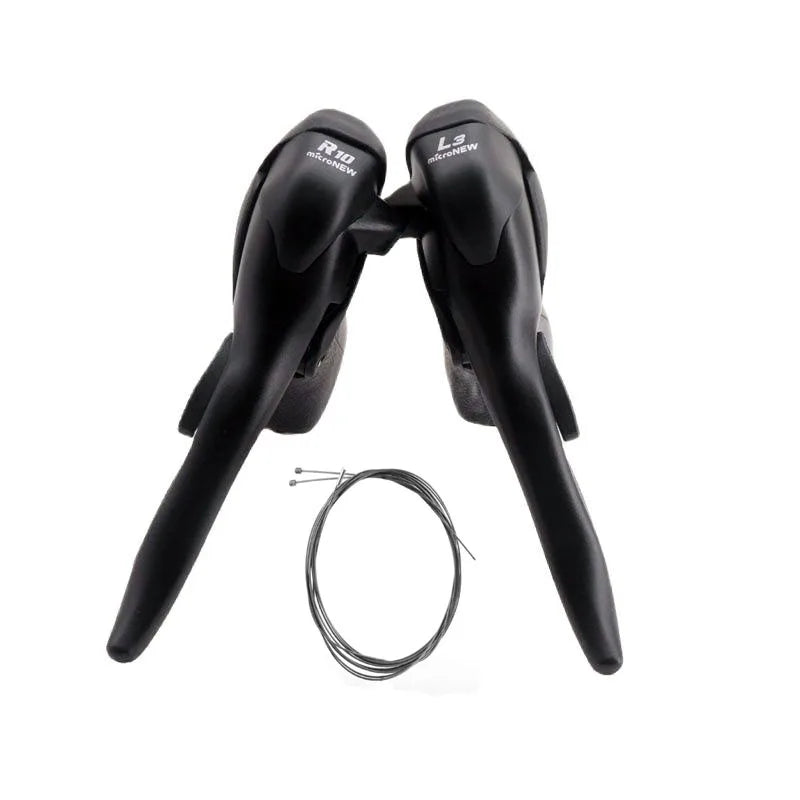 Micronew Road Bike Shifters 2x7 2x8 2x9 2x10 2x11 Speed Brake Shifter Bicycle Derailleurs For Shimano Road Dual Control Levers