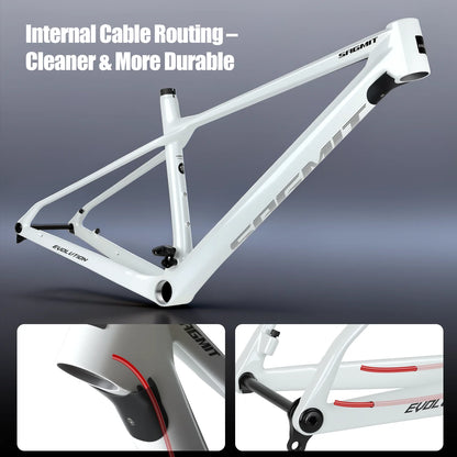 SAGMIT T700 Carbon Mountain Bike Frame 29er Full Internal Routing Boost 12x148mm Hardtail UDH MTB Carbon Frame Disc Brake
